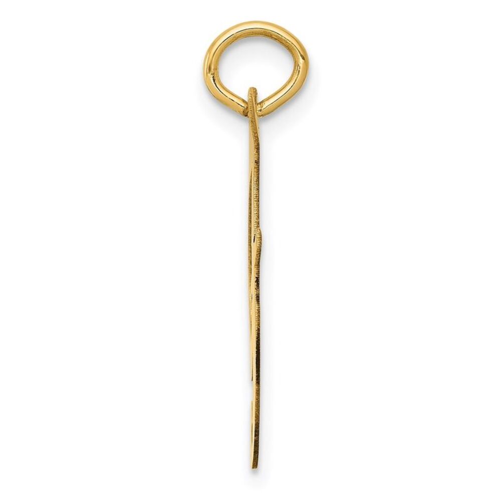 Kazi Luxury 14k Yellow Gold Large Fancy Script Le… - image 2